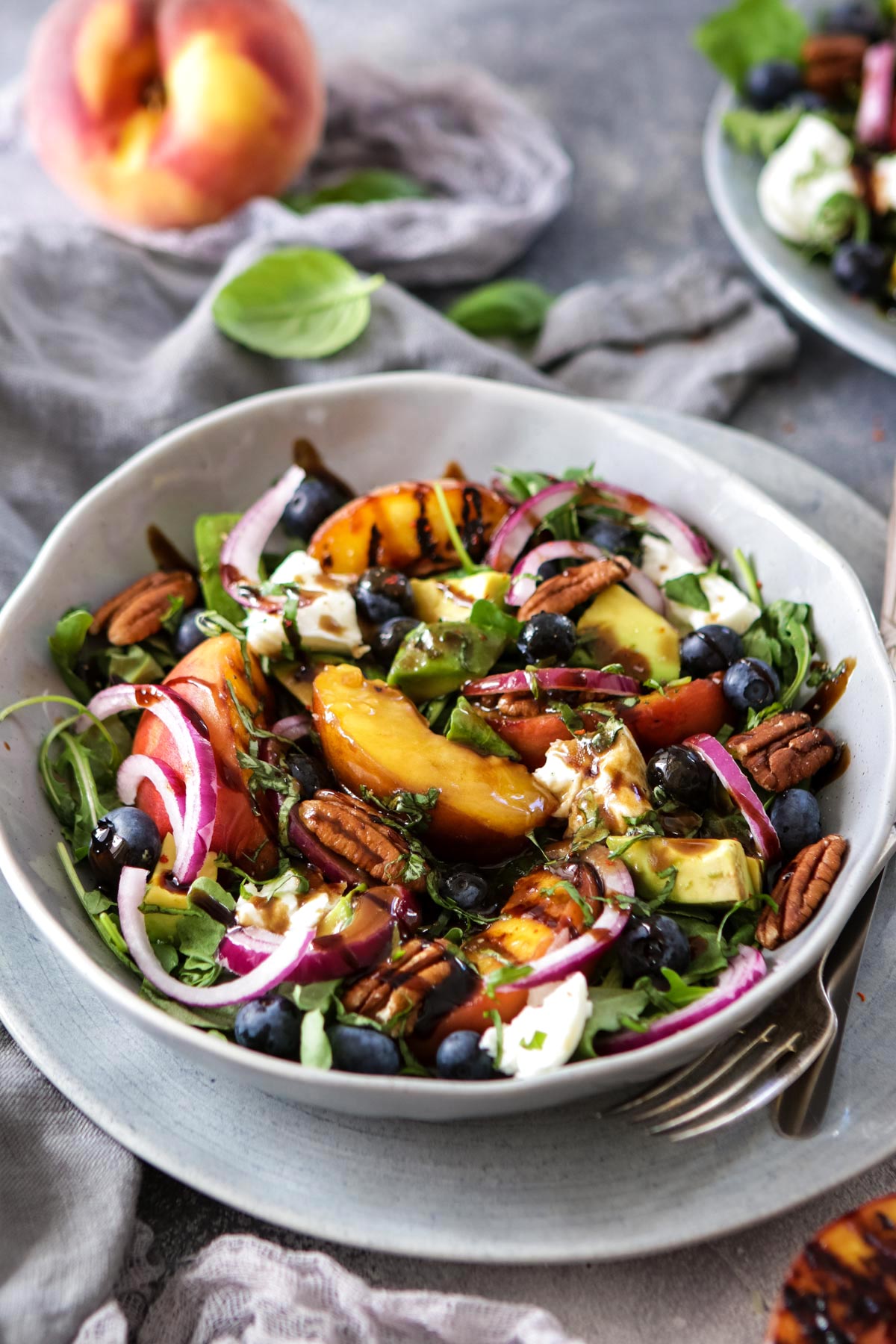Grilled Peach Salad