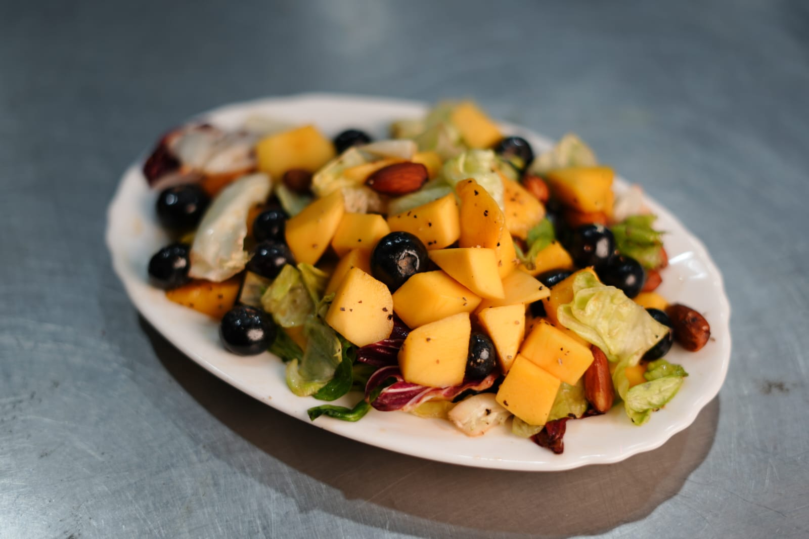 Mango Blue Berry Salad